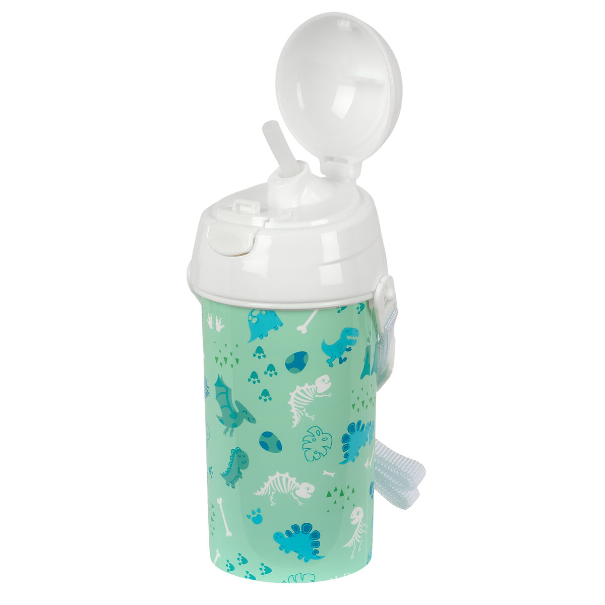 Vesipullo Safta Dino Vihreä PVC 500 ml